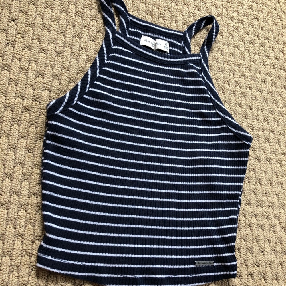 Abercrombie stripped halter top
